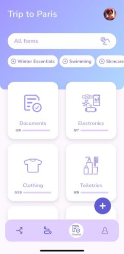 screenshots of saathi app interface